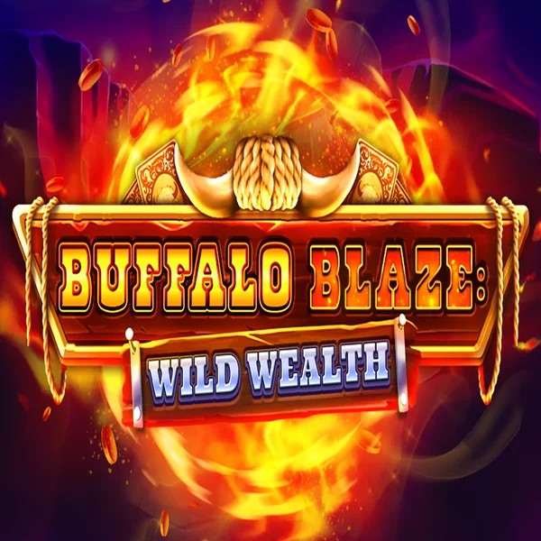 Buffalo Blaze Wild Wealth logo – Slots by OctoPlay at SkyHills Casino