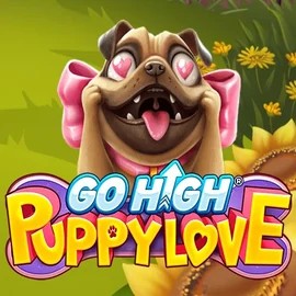 Official Slots logo: Go High Puppy Love by RubyPlay at SkyHills Casino