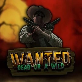 Wanted Dead or a Wild by Hacksaw Gaming, showcased at sky-hills-casino.net – game logo