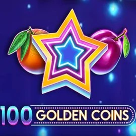 100 Golden Coins game by Amusnet Interactive – logo hosted on SkyHills Casino