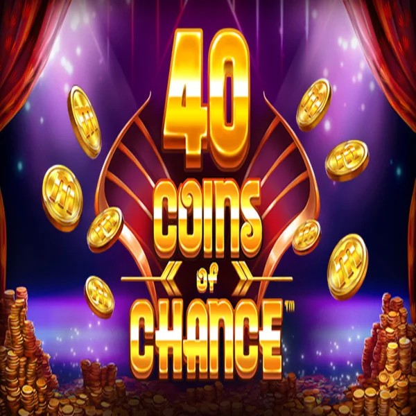 Official Slots logo: 40 Coins of Chance by SYNOT Games at SkyHills Casino