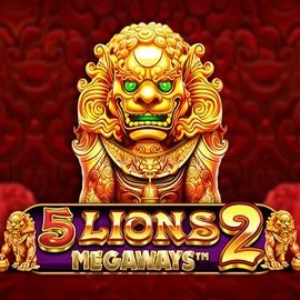 Official Slots logo: 5 Lions Megaways 2 by Pragmatic Play at SkyHills Casino