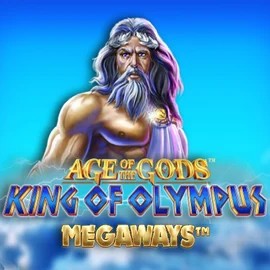 Age Of The Gods: King of Olympus Megaways online game logo by Origins on sky-hills-casino.net