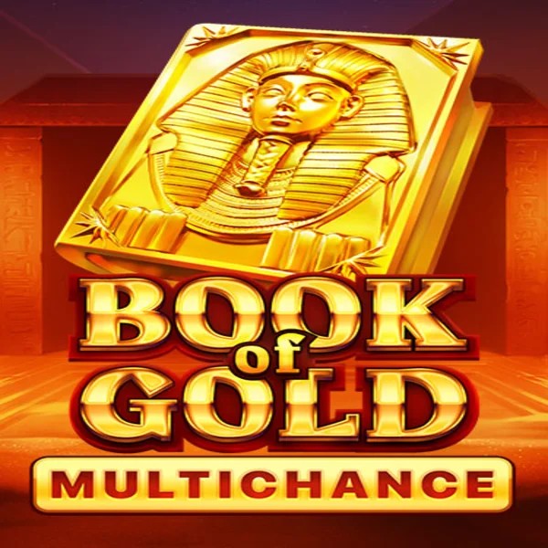 Book of Gold Multichance game by Playson – logo hosted on SkyHills Casino