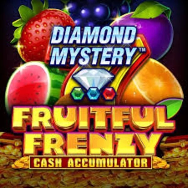 Diamond Mystery Fruitful Frenzy Cash Accumulator by Greentube, showcased at sky-hills-casino.net – game logo