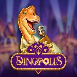Dinopolis online game logo by Push Gaming on sky-hills-casino.net
