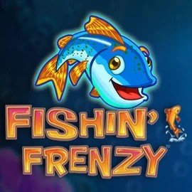 Fishin Frenzy slot logo by Blueprint Gaming at SkyHills Casino