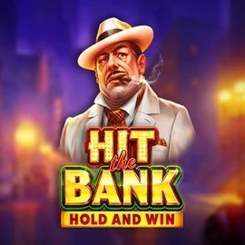 Hit The Bank Hold and Win slot logo by Playson at SkyHills Casino