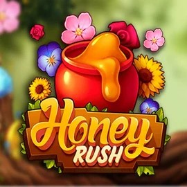 Slots logo of Honey Rush from Play'n GO at SkyHills Casino