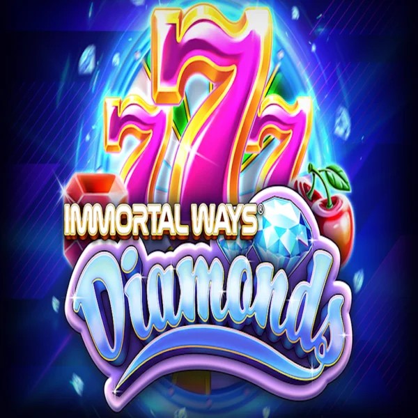 Immortal Ways Diamonds slot logo by RubyPlay at SkyHills Casino
