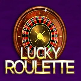 Lucky Roulette slot logo by Belatra Games at SkyHills Casino