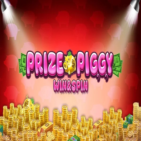 Prize Piggy Win & Spin slot logo by Inspired Gaming at SkyHills Casino