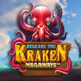 Release the Kraken Megaways online game logo by Pragmatic Play on sky-hills-casino.net