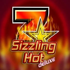 Sizzling Hot Deluxe logo by Novomatic at SkyHills Casino