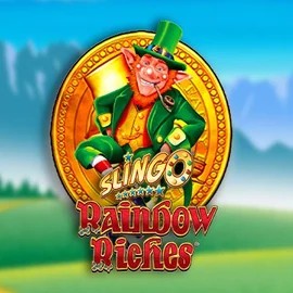 Slingo Rainbow Riches casino game by Gaming Realms – featured logo at SkyHills Casino