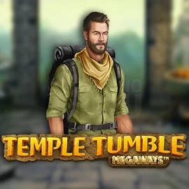 Slots logo of Temple Tumble Megaways from Relax Gaming at SkyHills Casino
