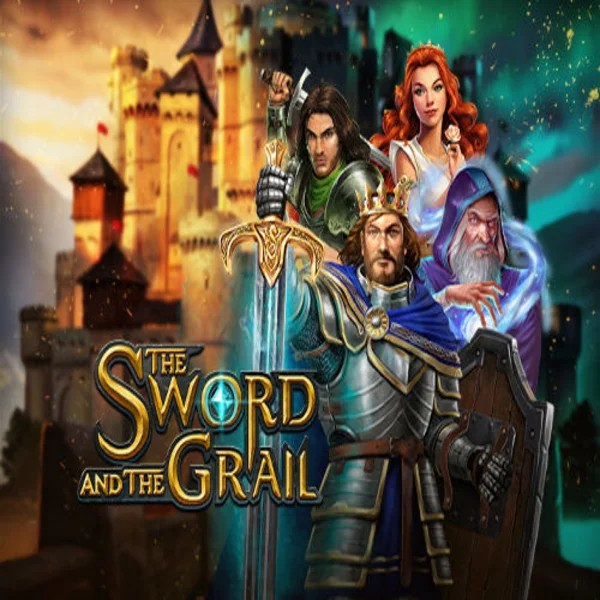 The Sword and the Grail logo by Play’n GO at SkyHills Casino