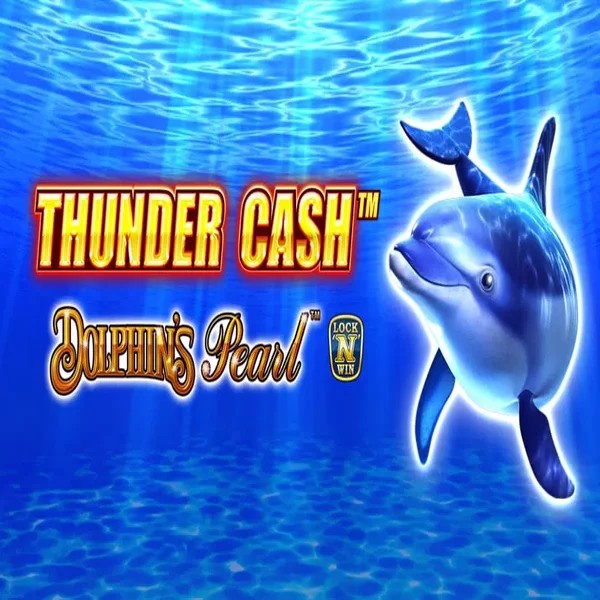 Official Slots logo: Thunder Cash Dolphins Pearl by Novomatic at SkyHills Casino