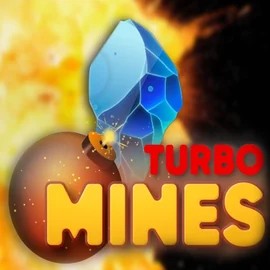 Turbo Mines logo – Casino by Turbo Games at SkyHills Casino